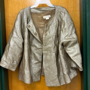 Michal Kors size 1x jacket gold